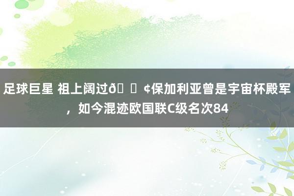 足球巨星 祖上阔过😢保加利亚曾是宇宙杯殿军，如今混迹欧国联C级名次84